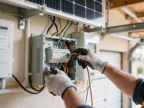 Raccordement d'un onduleur photovoltaïque en France